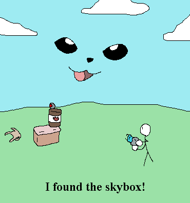 RoeRichard33476's tweet image. Vaporeon found the skybox