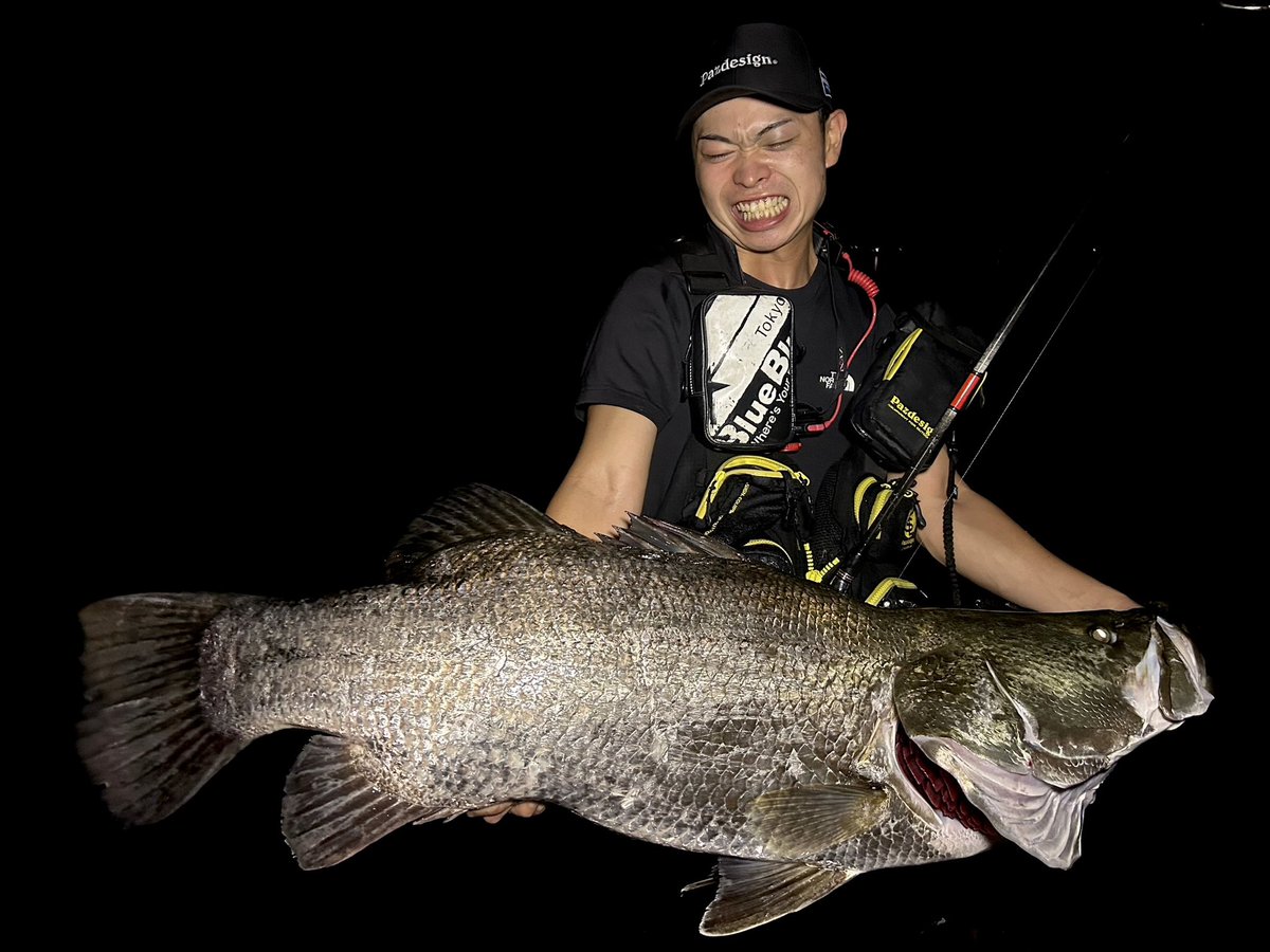anglers_sw's tweet photo. シーバス狙いで徳島メーターアカメー‼️‼️
ヒットルアーはナレージ65です🙄
PE1号リーダー16lb
次こそ狙って釣りたい😅

#徳島アカメ
#アカメ

@BlueBlueFishing 
＠masa_chi https://t.co/m0n37LUBtw