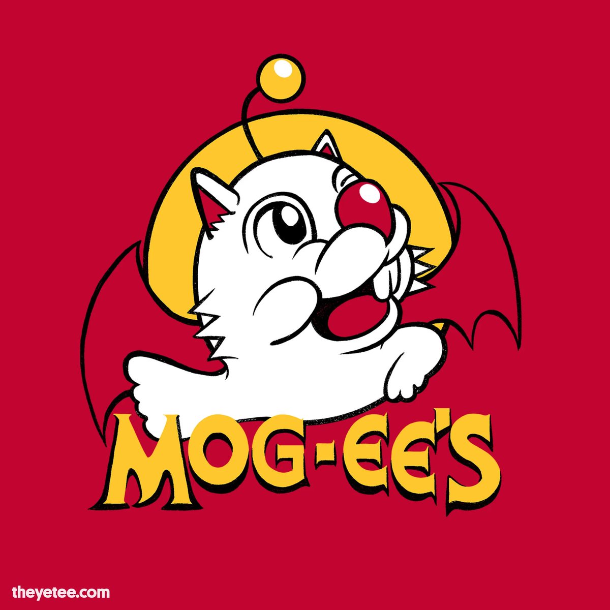 Final Fantasy - Mog-ee's t-shirt is $18 at The Yetee (today only) buff.ly/i1sj3C8 #ad