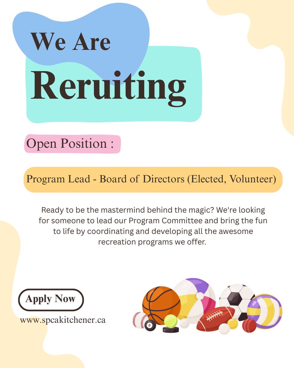 We are recruiting!  Come join a great team.