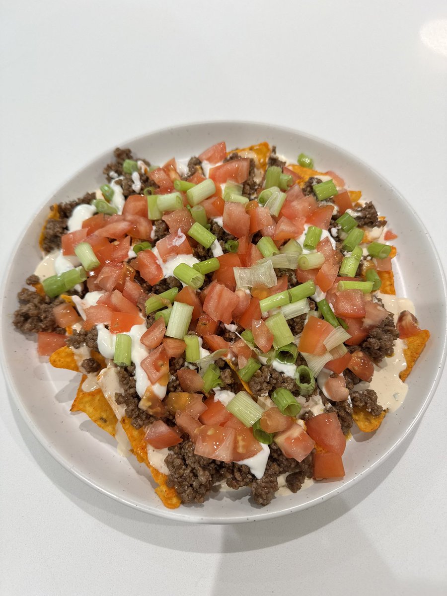 Doritos nachos on the menu for tonight.