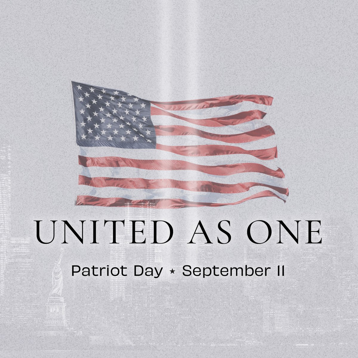 GrovesInc's tweet image. Today, we pause to remember the lives lost, honor the firefighters and first responders who answered the call, and reflect on the resilience of a nation forever changed. We will never forget the families impacted, nor the courage shown on 9/11. Never Forget. Always Honor.