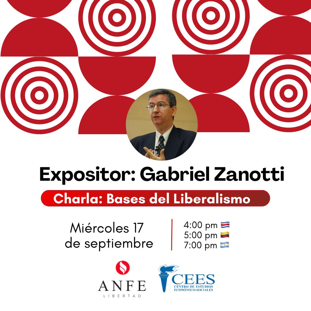 Anfe_cr's tweet image. Los invitamos a la charla virtual "Bases del liberalismo", a cargo del Dr. Gabriel Zanotti @gabrielmises 🇦🇷

Miércoles 17 de septiembre
4pm 🇨🇷, 7pm 🇦🇷
Vía Zoom

Registro de asistencia: forms.gle/9UZwtBM5pE8TXf…

Los esperamos! 

En coordinación con el CEES de Guatemala @CEES_gt