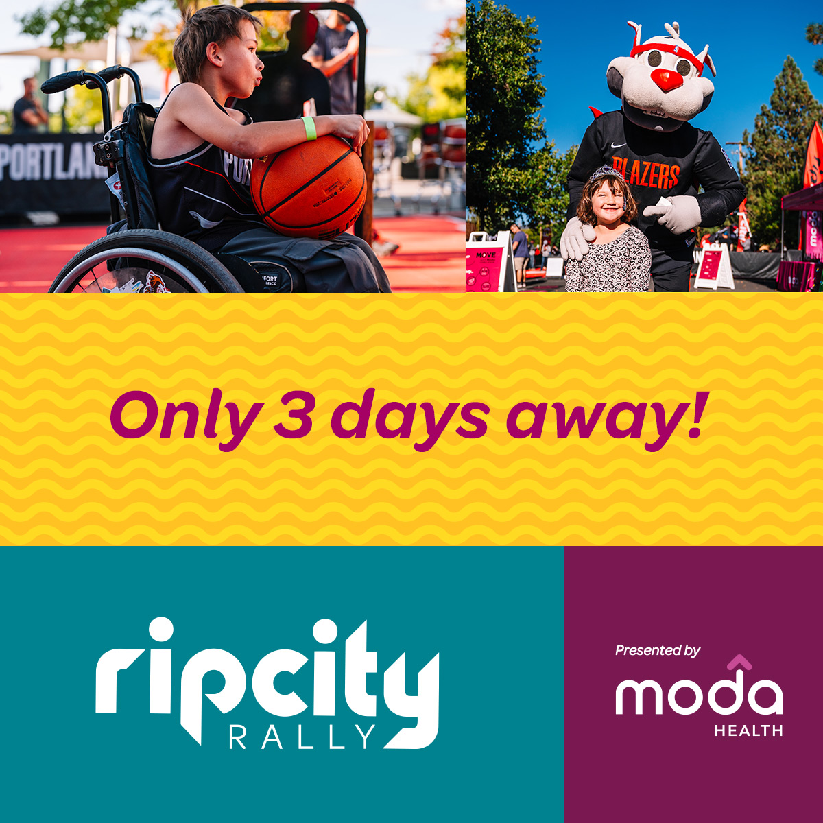 ModaHealth (@moda_health) on Twitter photo Just 3 days to go, Ontario! The #RipCityRally kicks off soon with the <a href="/trailblazers/">Portland Trail Blazers</a> & <a href="/Moda_Health/">ModaHealth</a> bringing you some free family fun, activities to stay fit, and cool games & prizes. Come celebrate the Blazers new season from Sept. 15-19. Learn more at trailblazers.com/ripcityrally. Just 3 days to go, Ontario! The #RipCityRally kicks off soon with the <a href="/trailblazers/">Portland Trail Blazers</a> & <a href="/Moda_Health/">ModaHealth</a> bringing you some free family fun, activities to stay fit, and cool games & prizes. Come celebrate the Blazers new season from Sept. 15-19. Learn more at trailblazers.com/ripcityrally.