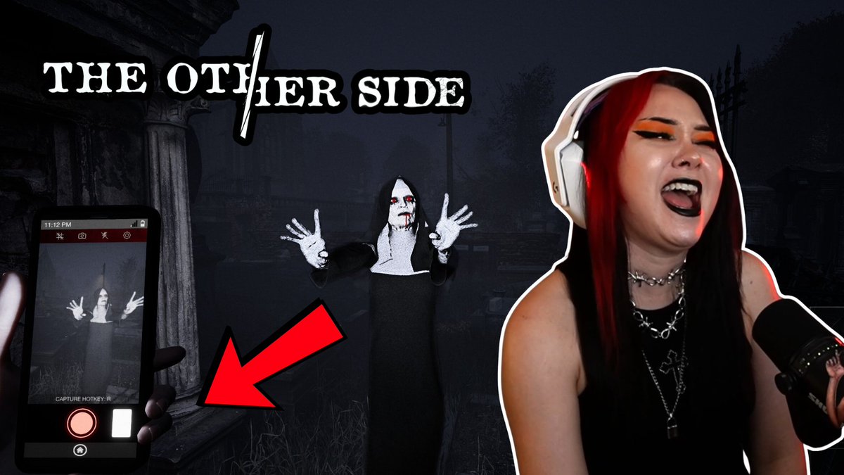 Y'all HAVE to try this new ghost hunting game! They released a cemetery map the other week, just in time for scary season 👻

Link below &amp; consider supporting your girl by subscribing 🖤