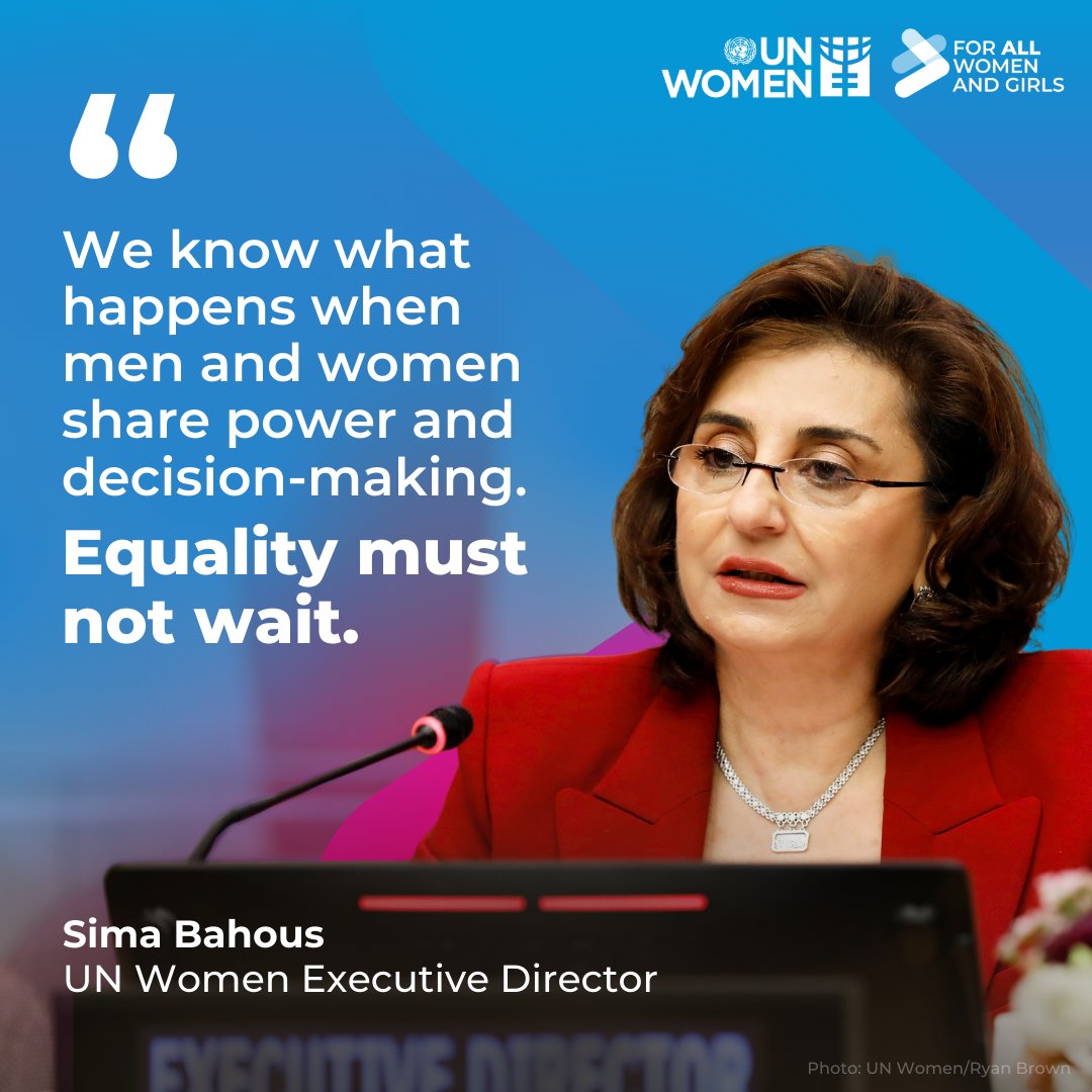 Congratulations to Dr. Sima Sami Bahous on being appointed for a 2nd term as Under-Secretary General and <a href="/unwomenchief/">Sima Bahous</a>.
 
#ForAllWomenAndGirls, we're committed to placing #GenderEquality at the heart of achieving the #GlobalGoals.
 
🔗 Our Press Release: unwo.men/UvOL50WVv6h