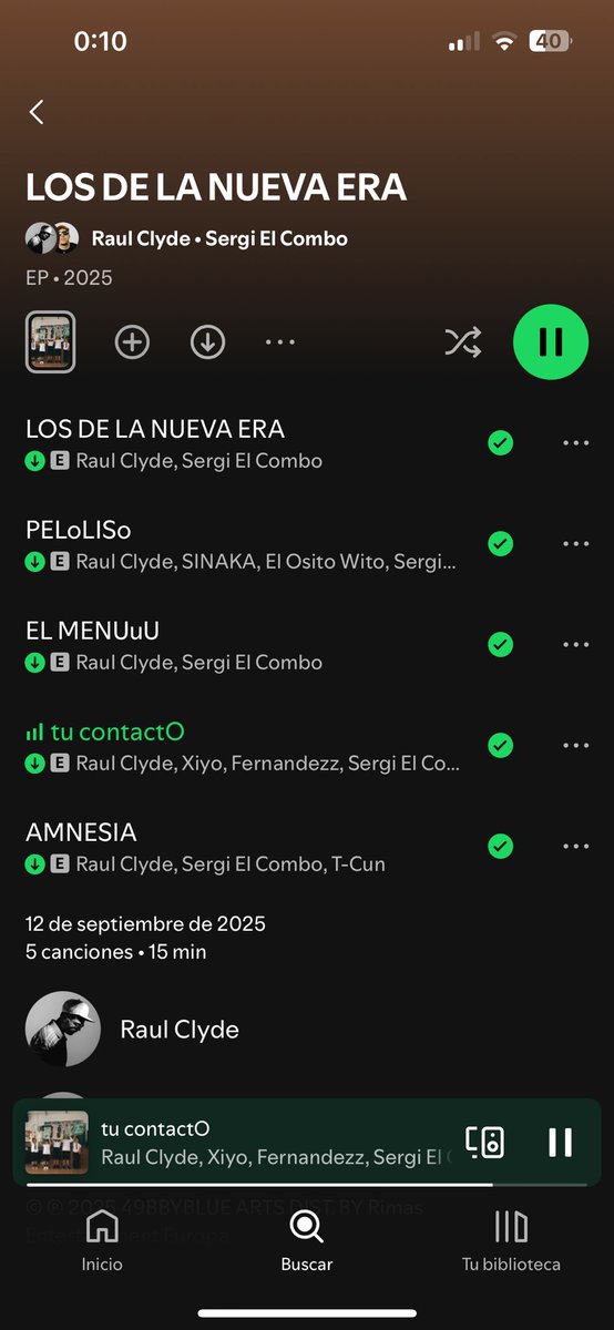 aixa_orteega's tweet photo. como es posible q lo acabe de sacar y ya necesite otro ep nuevo clio te quiero @raul_clyde 😭 https://t.co/2R3OqxTLLN
