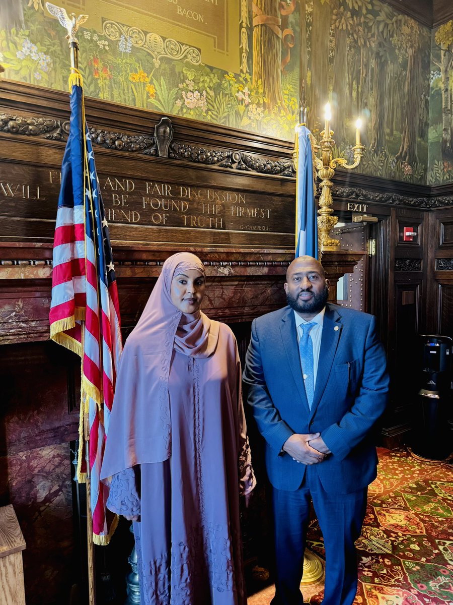 zemzemahmedmp's tweet photo. I am honored to have visited the Minnesota State Capitol. My sincere thanks to Rep. Samakab Hussein and Senator Omar Fateh for their warm welcome and for giving me an insightful tour.”
#Ethiopianparliament
#Minnesota #USA #Leadership #PublicService #StateCapitol https://t.co/PfrN46FSJm