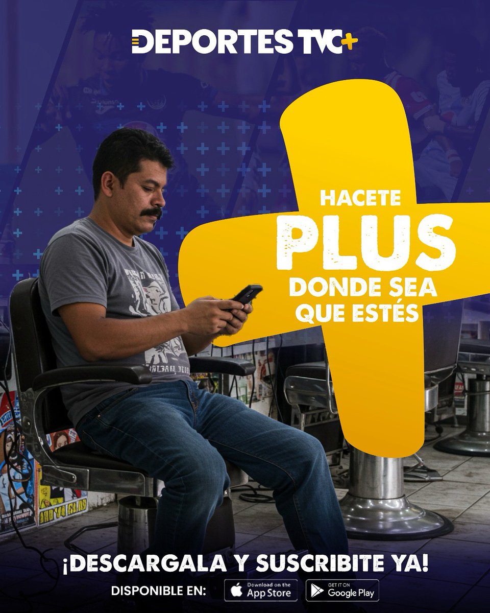 🔥 Porque el deporte se disfruta en todo lugar, descarga la app de Deportes TVC+ 📲
Disfruta de transmisiones en vivo y lo mejor del análisis deportivo. ⚽
⬇️ ¡Descargala y suscribite ya, hacete PLUS donde sea que estés! 👉
🔗onelink.to/ctagbq