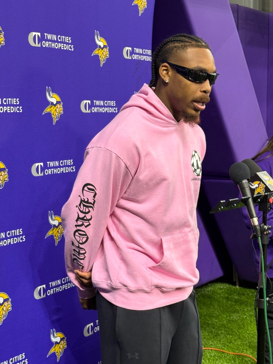 BenGoessling's tweet image. Justin Jefferson took responsibility for J.J. McCarthy’s interception on Monday night, saying he needed to take two more steps before breaking on the route. “J.J. wasn&apos;t ready for me to be out that soon. That&apos;s why the ball was thrown inside of me, where it needed to be outside.…