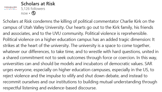 Scholars At Risk tweet media