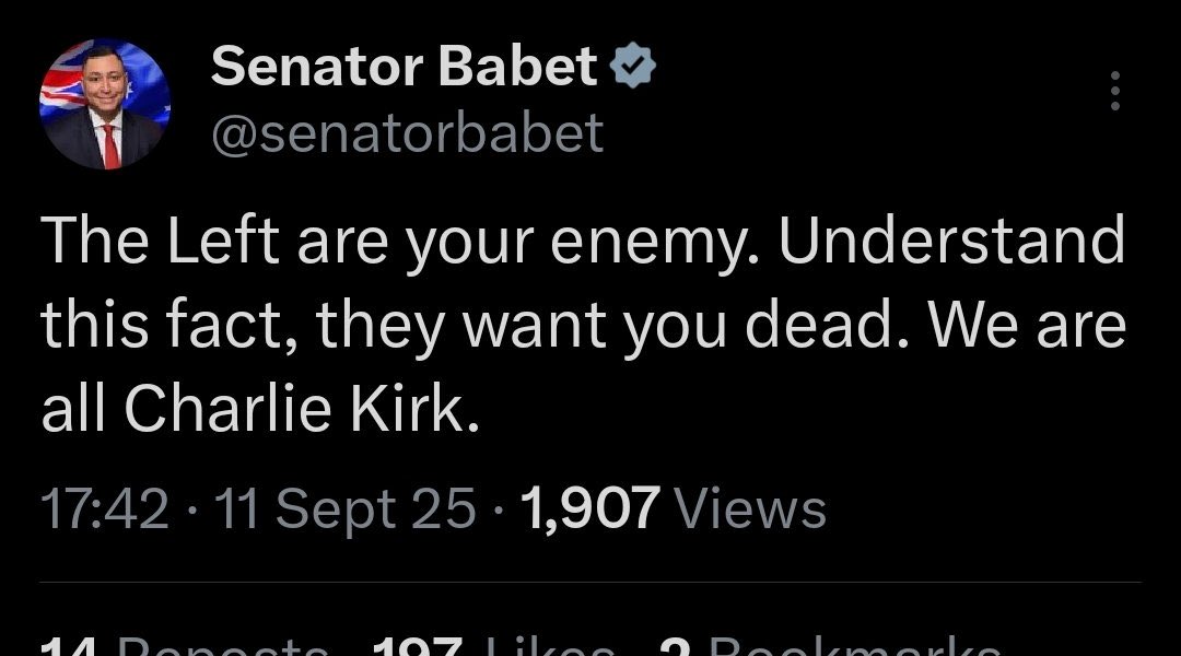 Yes,
Absolutism and spewing extremist bile is a real threat to democracy