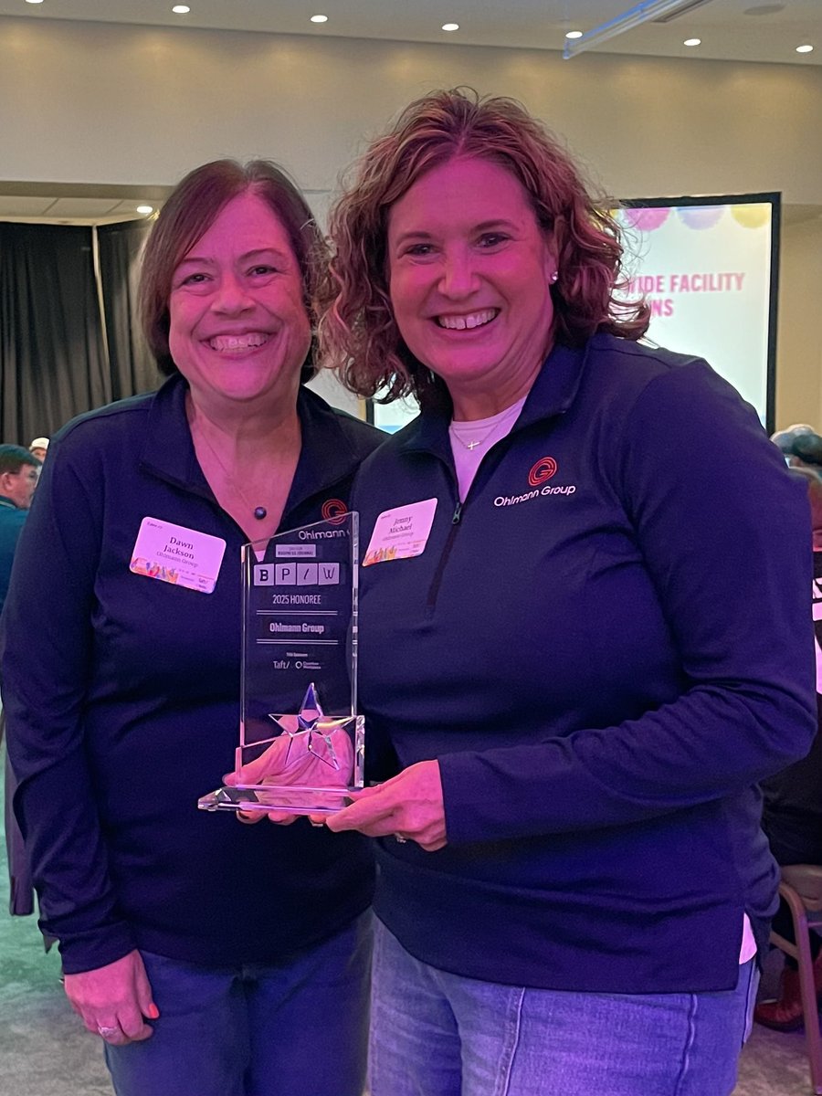 Excited to be at <a href="/DBJnews/">Dayton Business Journal</a> #DaytonBPTW tonight on behalf of <a href="/OhlmannGroup/">Ohlmann Group</a> to accept our Best Places to Work Award! And we’re hiring!