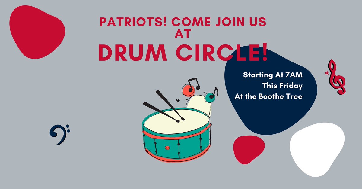 lakebrantley's tweet photo. Drum Circle will take place tomorrow morning @7:00am at Boothe's Tree! Please join the drumline, cheer team, and dancers at our new performance time as we kick off an exciting game day against Flagler! See you bright and early! https://t.co/d9lV3HZbZd