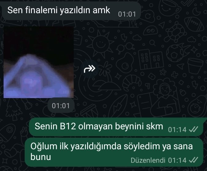 Allah herkese beyninde b12 bulunan kardeş nasip etsin bize b12sizi denk geldi 🤧