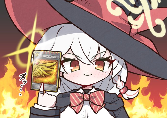 サバイブを使う白尾エリちゃん
 #ブルアカ 