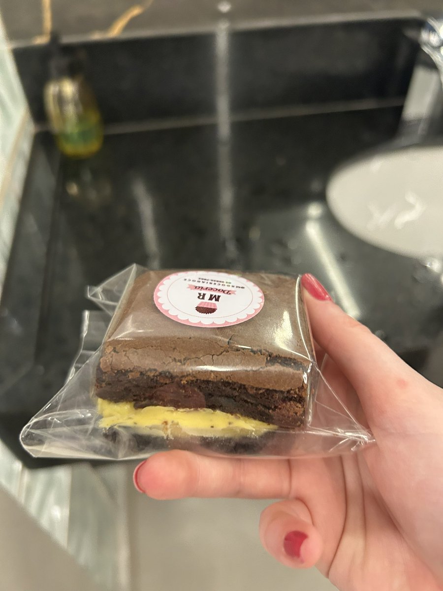 ganhei brownie da minha professora