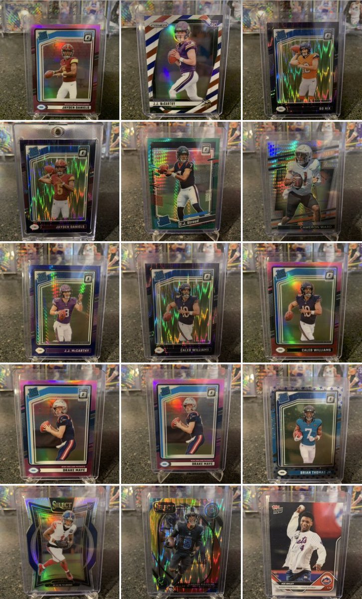 colby_colonel's tweet image. Got more inventory in todayso going to run a #colonelstacks #stacksale tonight! 

6pm MT! Don’t miss!!

Lots of Rookie QB’s! 

Retweets and Tags appreciated! 🙏🏻