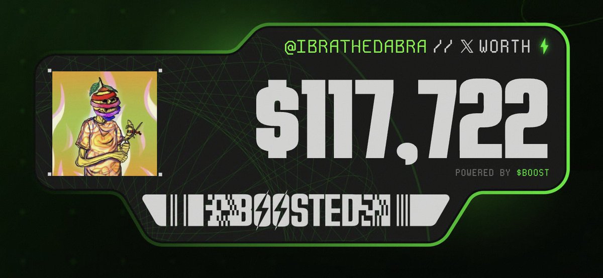 Pulse &amp; <a href="/boostdotgg/">Boost</a> just put a dollar value on my CT grind: $117,722.

What's yours?

Check now: https://www(.)alphabot(.)app/pulse/boost

(That's almost 3% from the total <a href="/cysic_xyz/">Cysic</a> made from selling 29K cubes, which is ~$4M)
