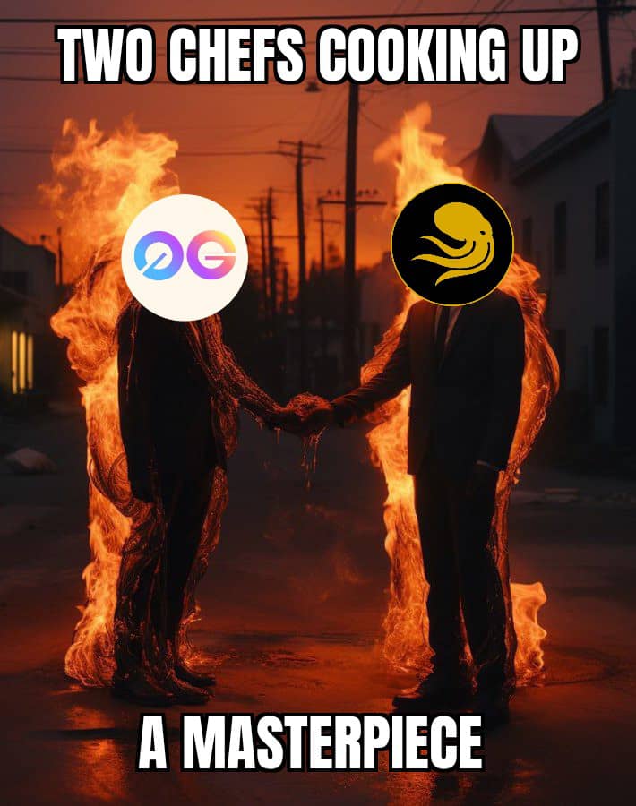 The Unlimited bridge <a href="/dextopus/">Dextopus Bridge</a> meets the Largest Ai blockchain <a href="/0G_labs/">0G Labs (Ø,G) - AI L1</a>, 

After intense cooking, it's time to feast.