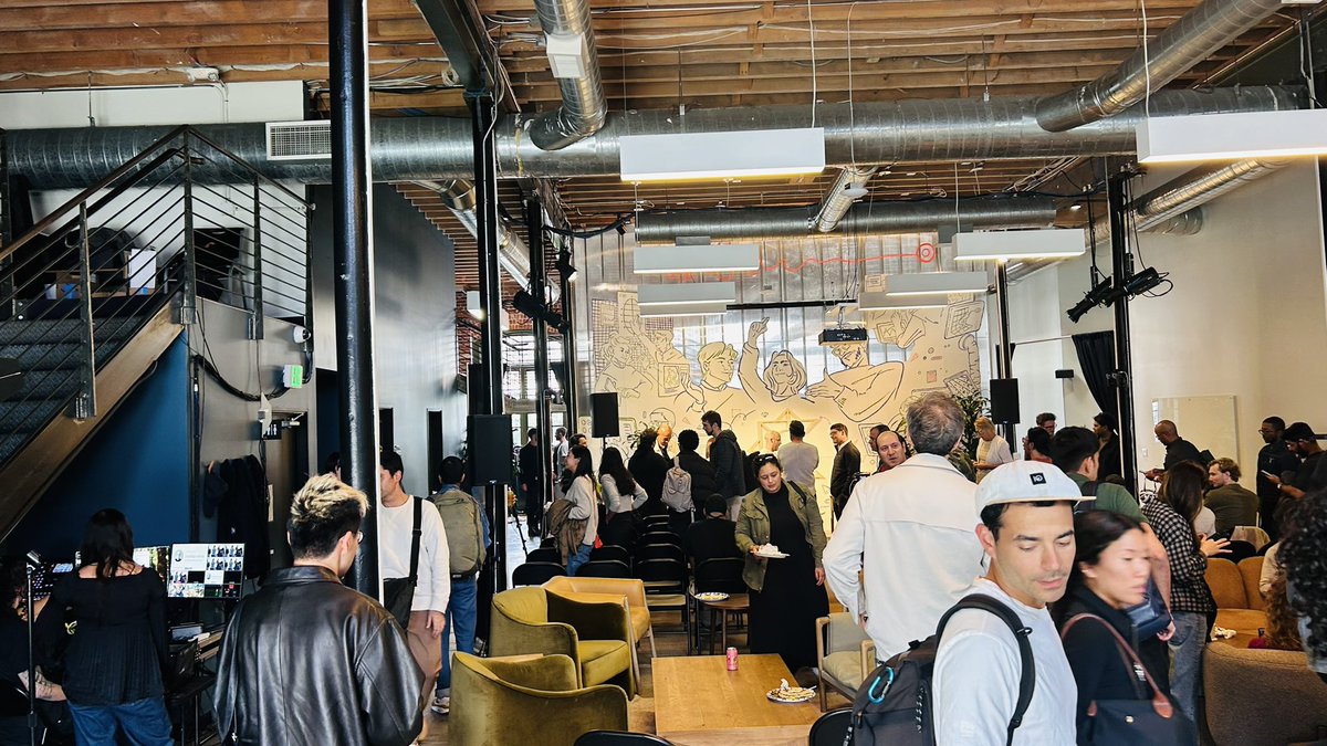 Incredible energy at <a href="/southpkcommons/">South Park Commons</a> today. <a href="/jonathan_arena/">Jonathan Arena</a> opened up a whole new world of designing in 2025—between deterministic business and interfaces for AI agents, serving commerce experience “we bring the website to you” 

Bottom line: What I got is it's not