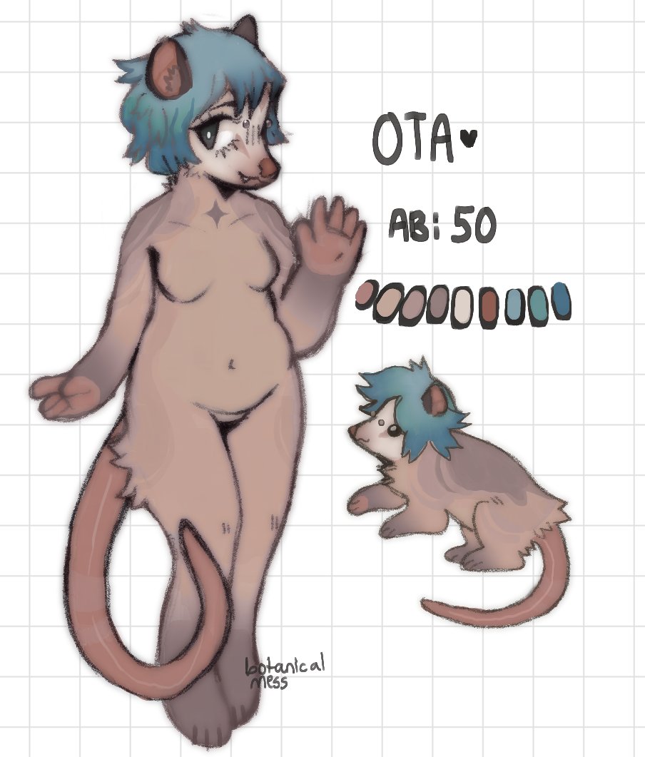 panicpuppies's tweet photo. OTA !!! possum creature 
offer below, or in dm, or on the TH page <3
 #furry #furryart #furryartwork #furryadoptable #adoptable #adopt #offertoadopt #offer #ota #art #artwork #oc https://t.co/Z8Y3scgl98