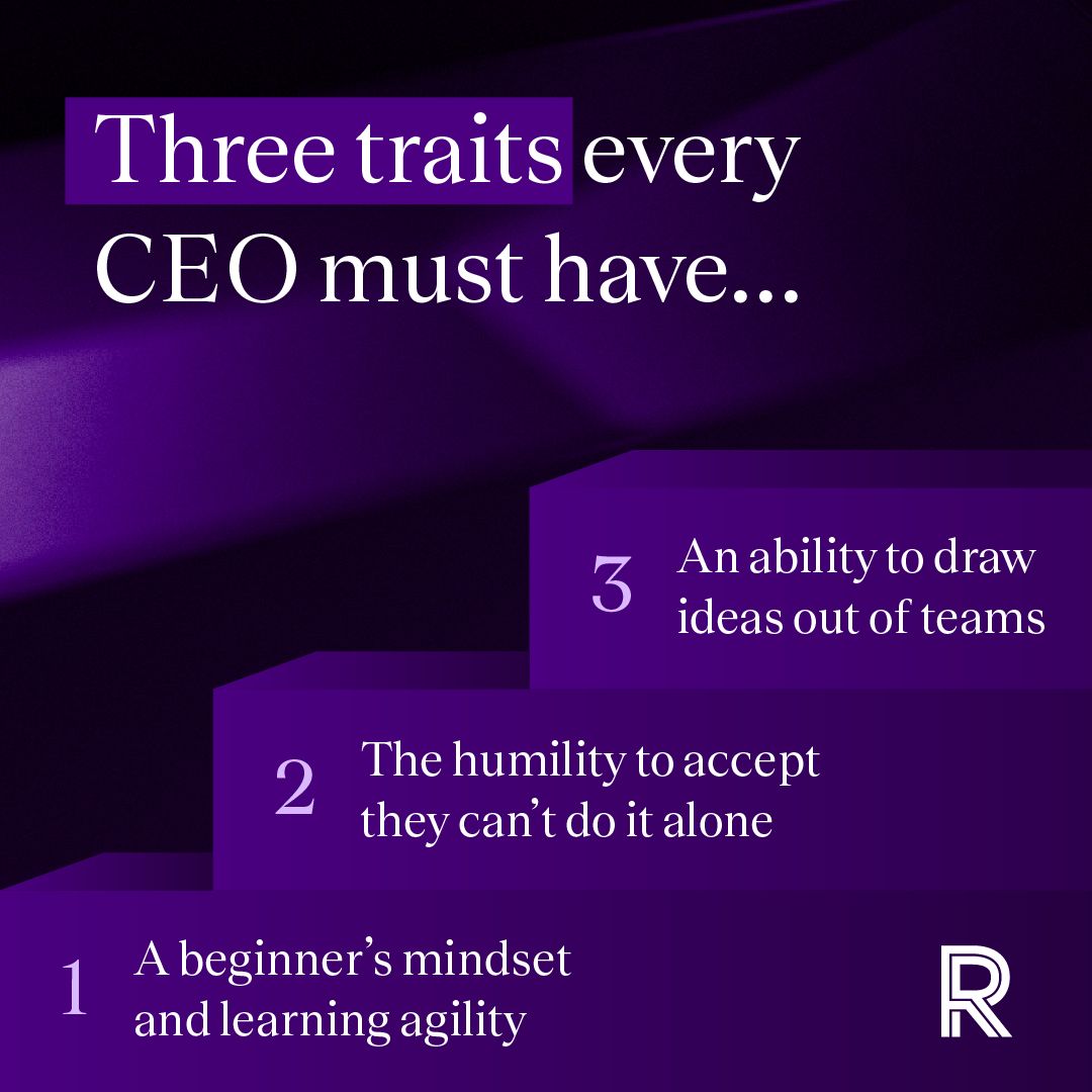 RRAonLeadership's tweet image. CEOs aren’t super-human.  

Historically, CEO expectations were nothing new. Yet in the last 30 years, these duties have transformed into a desire for perfection.  

It&apos;s time to embrace the imperfect #CEO: bit.ly/3M5d5WV

#CEOSuccession