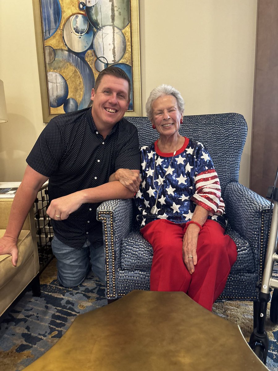 Privileged to visit and pray with two incredible women of faith today. These two have been an incredible blessing to the <a href="/pinecrestchurch/">Pinecrest Baptist</a> family for many years. Thankful for the privilege to be their pastor.