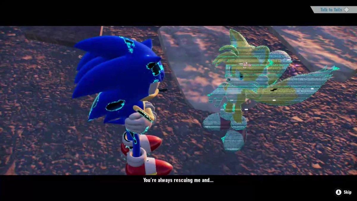 desertmechanic's tweet image. Time for another early one with an early #fourfriday!

For this one, my Four's Cyber Form appearance USED TO be based off Sonic's Cyber Corruption in Sonic Frontiers.

Except instead of Cyber Corruption, it was Jelleton Goop-