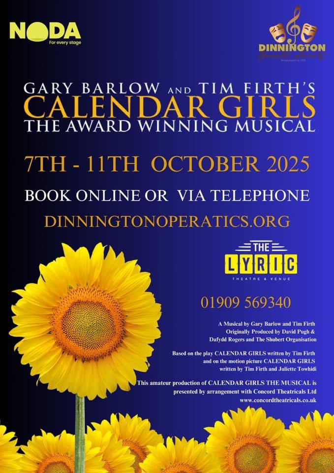 Don't miss this amazing musical!
A true story set right here in Yorkshire.
You'll laugh and you'll cry!
Call 01909 569340 or book on line at ticketsource.co.uk/dinningtonoper…