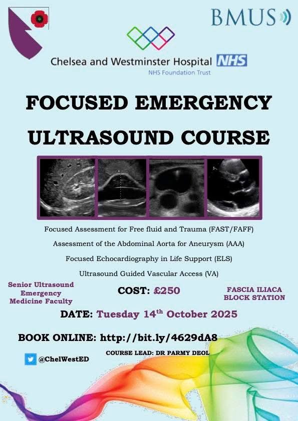 munlim92's tweet image. POC Ultrasound Course Level 1. 
14 October 2025. 
•FAST, AAA, Echo, Vascular Access, Fascia Iliaca Block. 
#POCUS