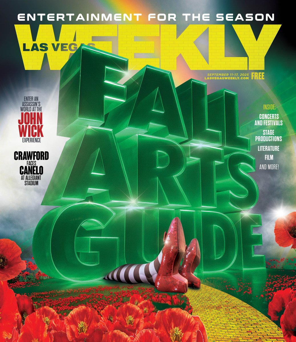 lasvegasweekly's tweet image. On this week's cover: 2025 Fall Arts Guide! From music festivals and stage productions to foodie festivities and visual art highlights, these are the seasonal events you won’t want to miss across the Vegas Valley! bit.ly/46b6hBv