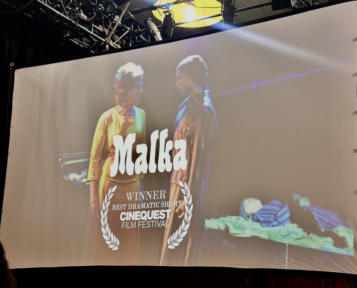More summer recap…

What a moving experience attending a private screening for the Oscar-qualified short film ‘Malka.’ The narrative drama tells the Holocaust survival story of its titular character in a spectacularly creative vision. 

Congratulations to