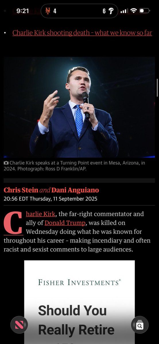 kyleman2k's tweet image. This is vile. It’s not tone deaf, it’s celebratory! There’s a demonic attempt amongst the left to justify this murder instead  of taking accountability for the violent rhetoric and actions they’ve provoked. Democrats will not recover from this moment. 

@GuardianUS  #CharlieKirk