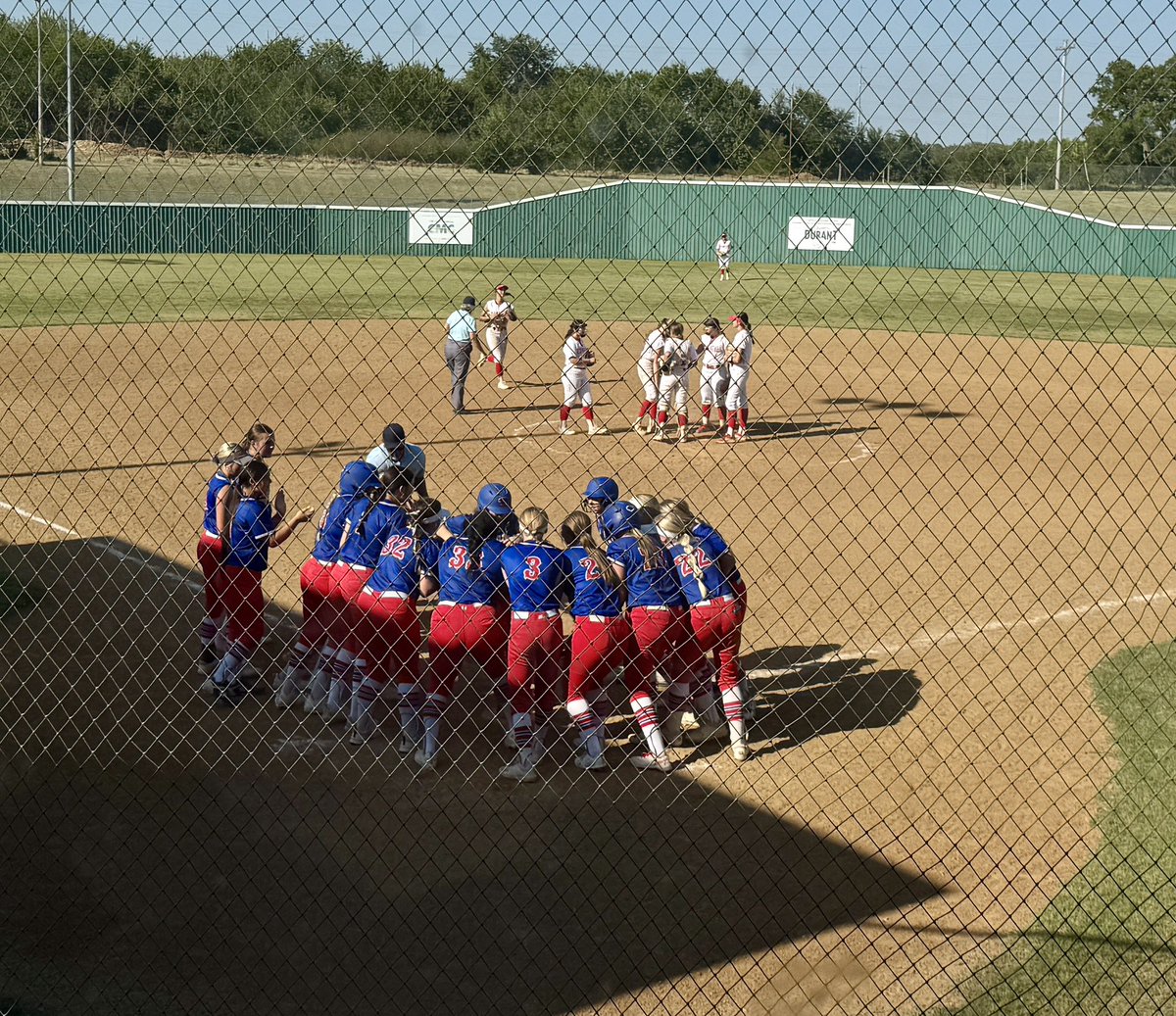 Durant softball scores eight runs in the last inning to beat Comanche 12-9 .

Freshmen Ryan Uber (pictured )and Dasia Lewis both hit home runs to help erase a 9-4 deficit.

The Lady Lions also beat Hilldale  6-2 to sieze the day..