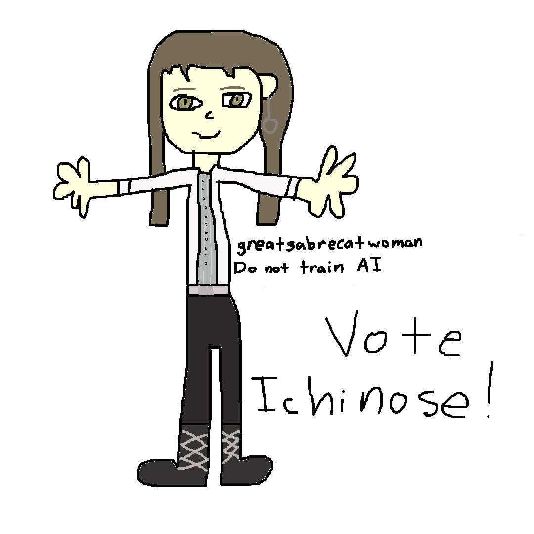 Day 11 of shitty fanart for #PersonaChampions but the first day of Round 2 matches for the tournament. There weren't any strong favorites today that I haven't already drawn so here's a character I low-key relate to: Ichinose!