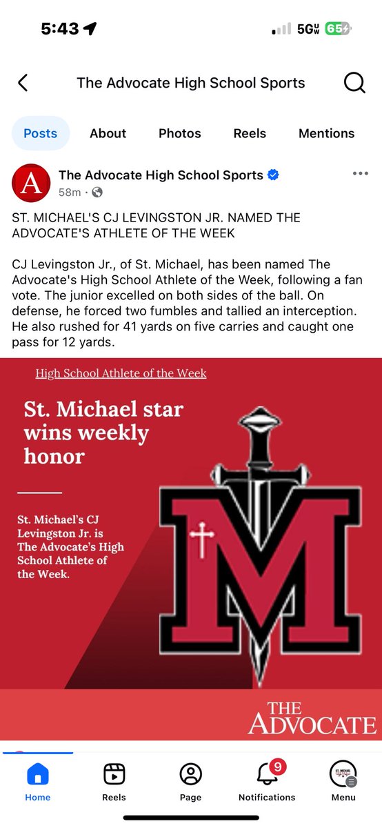 St. Michael Football tweet media