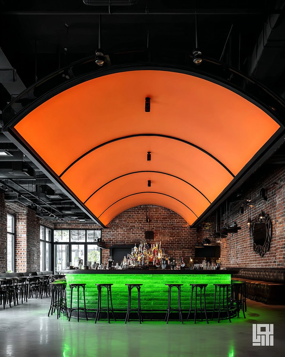 Café of Citrus and Moss - work by <a href="/pooriyazamani/">Pooriya Zamani</a> 
#interiordesign