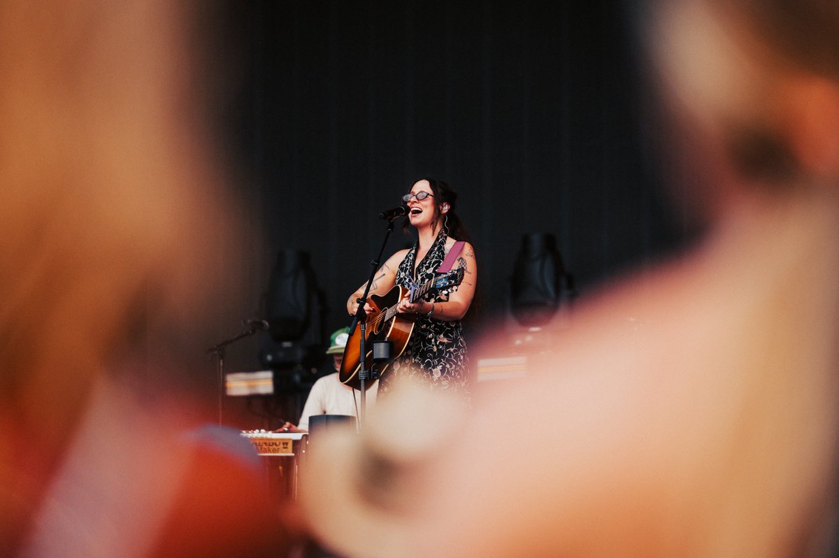 BourbonNBeyond's tweet photo. .@k_crutchfield brought the Tigers Blood to Barrel Stage.🐯   #waxahatchee https://t.co/F5OTbLPNgx