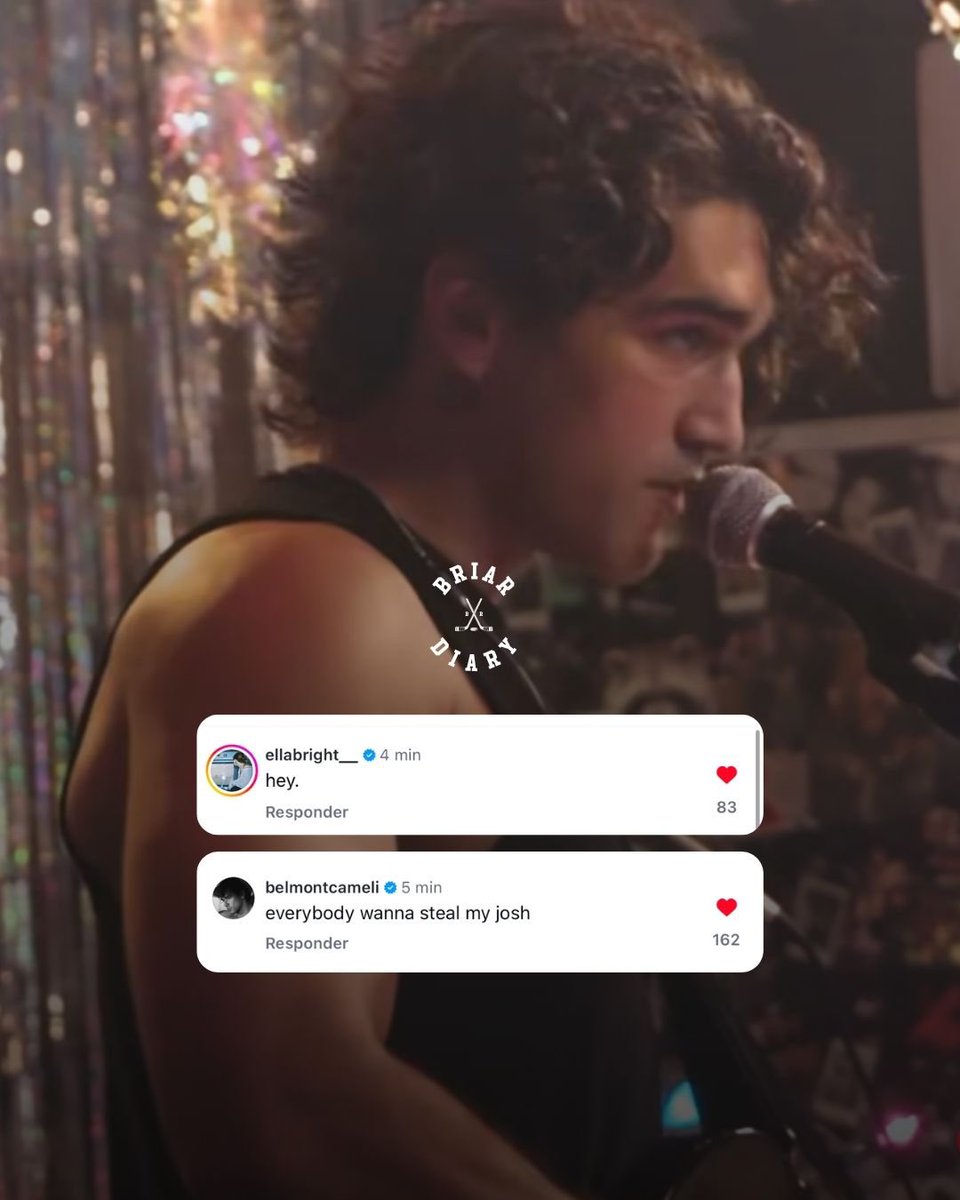 💬| Ella e Bel também comentaram no post de conteúdo da semana! 

- Ella: “hey.” 😁
- Bel: “Todo mundo quer roubar meu Josh.” 🗣️

O Belmont trocando a Ella pelo Josh e assim temos uma nova cena no vestiário ao som de steal my girl! 😂 

• @/offcampusonprime • IG Feed •