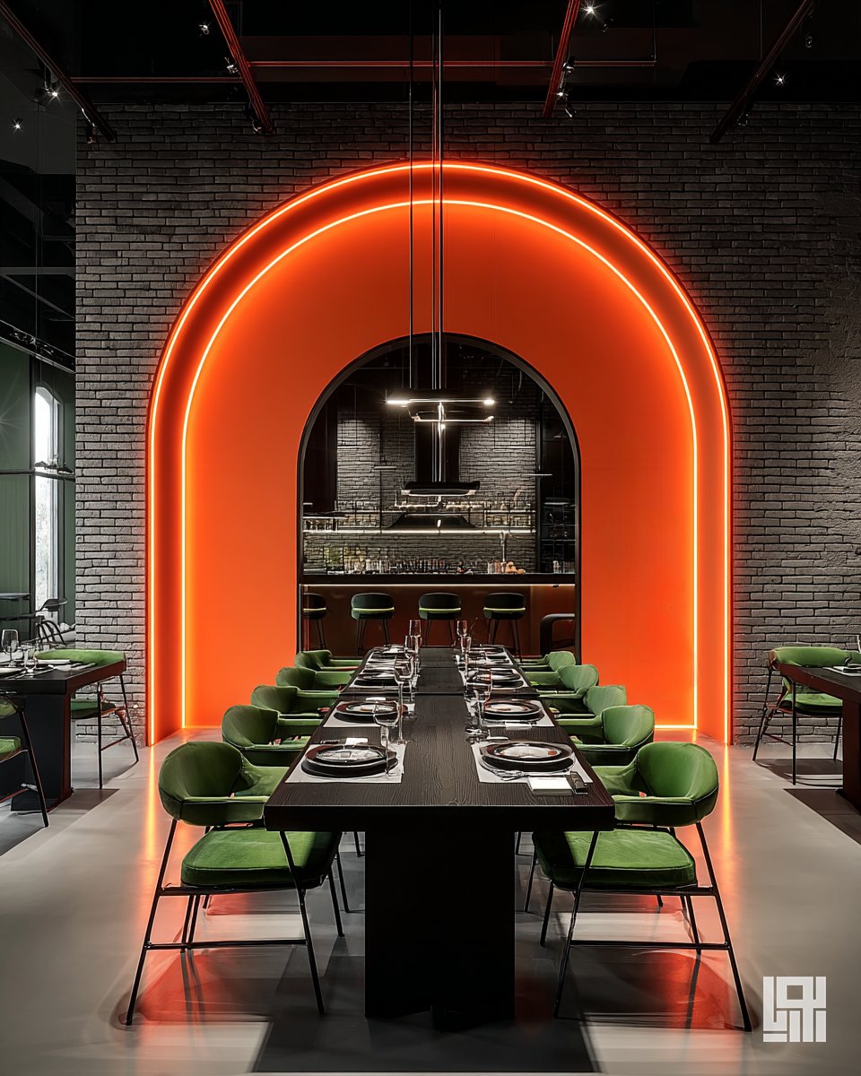 Café of Citrus and Moss - work by <a href="/pooriyazamani/">Pooriya Zamani</a> 
#interiordesign