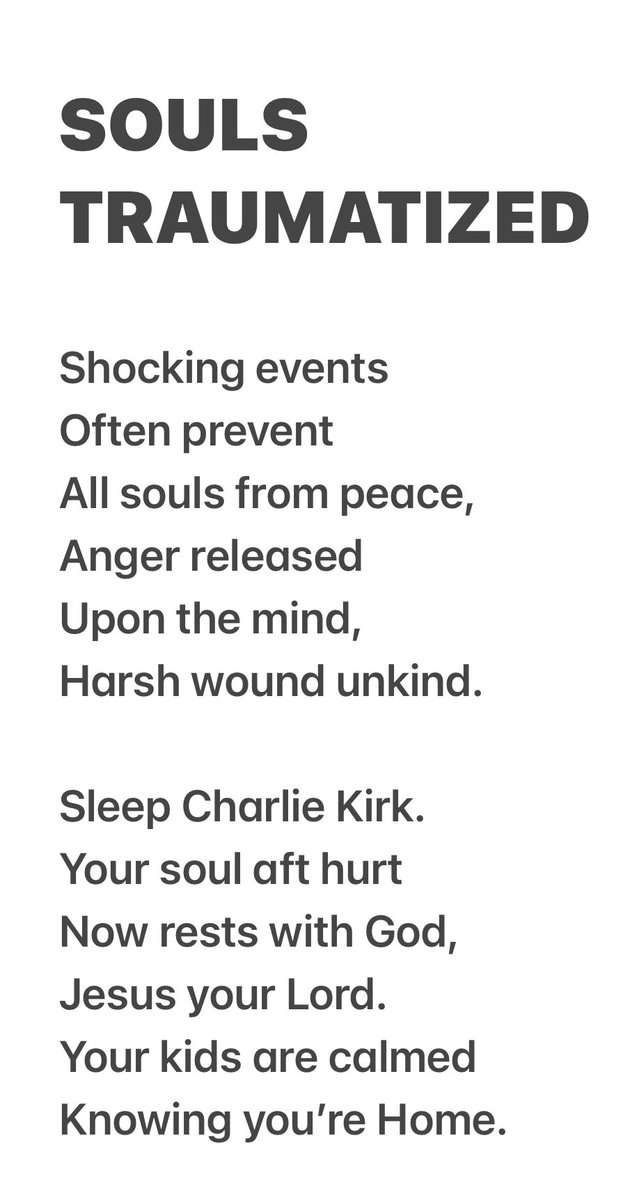 TimThow's tweet image. Thinking of Charlie Kirk and family.