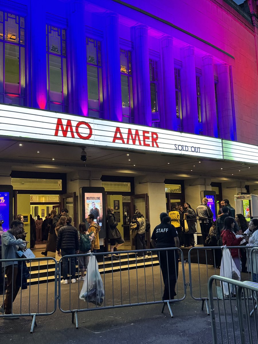 Mo Amer was amazing tonight. Such a clever and sincere Comedian who engrosses you in his storytelling
