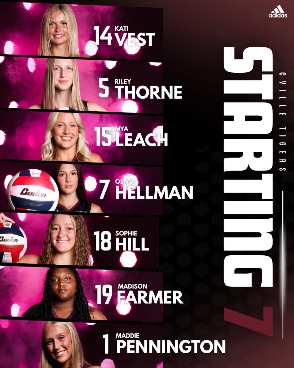 STARTERS | Here’s the starting lineup for the Tigers tonight!

📺tinyurl.com/479j6znz
📊tinyurl.com/yckknbx3
#️⃣ #TigerUp