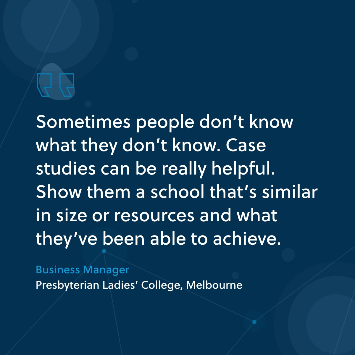 Need ideas for handling ever-rising school operations costs? We asked Matt Duke, Business Manager Presbyterian Ladies' College - Melbourne  to talk to us about some of his approaches.  
ow.ly/wwUT50WNJ17
