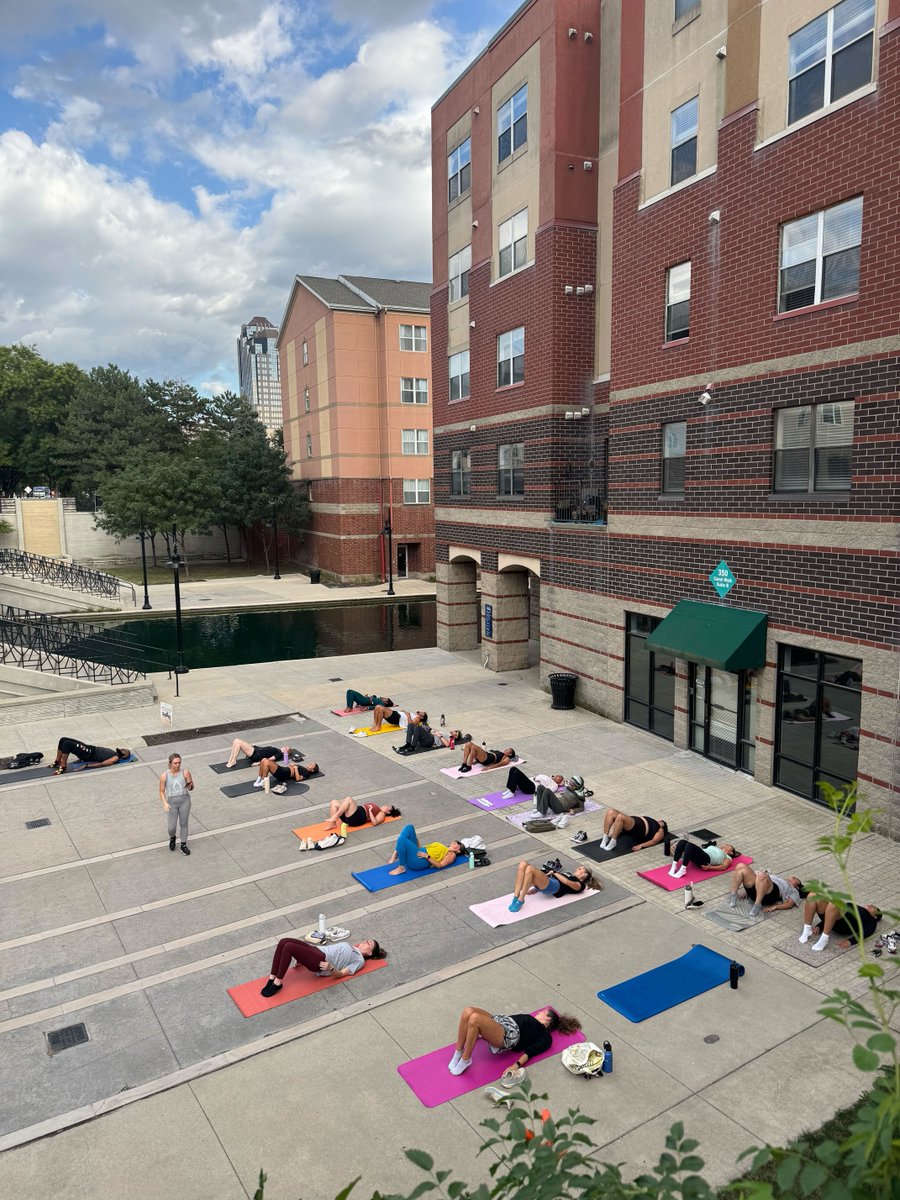 INCulturalTrail's tweet photo. Our Summer Series programs are still in full swing! 🚲🎶🧘

If you haven't joined us yet, now is your chance! Our wide range of FREE experiences include group bike rides, pilates, yoga, live music, and more. Check out the full schedule: https://t.co/O1Q4IhoXyY https://t.co/sWih5iD93N