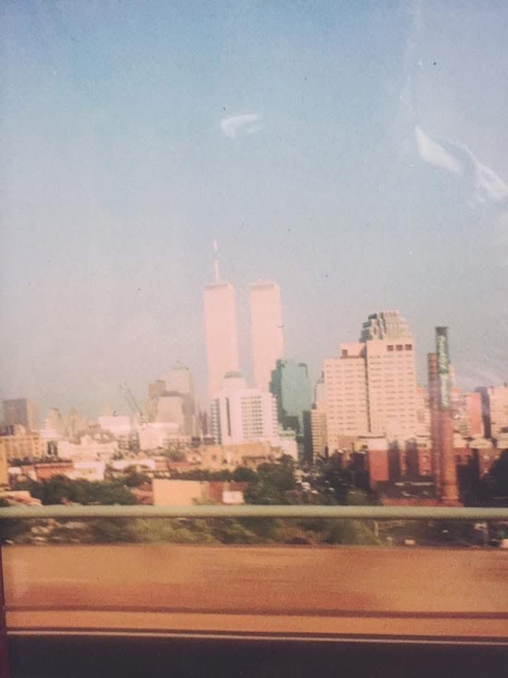 I was on tour in the US the last week of August 2001 with the band I played in. One of our last dates on that tour was in NYC.

This was one of the only photos that turned out.

It’s mounted on the wall in my home office to remind myself, life is short &amp; live life to the fullest.
