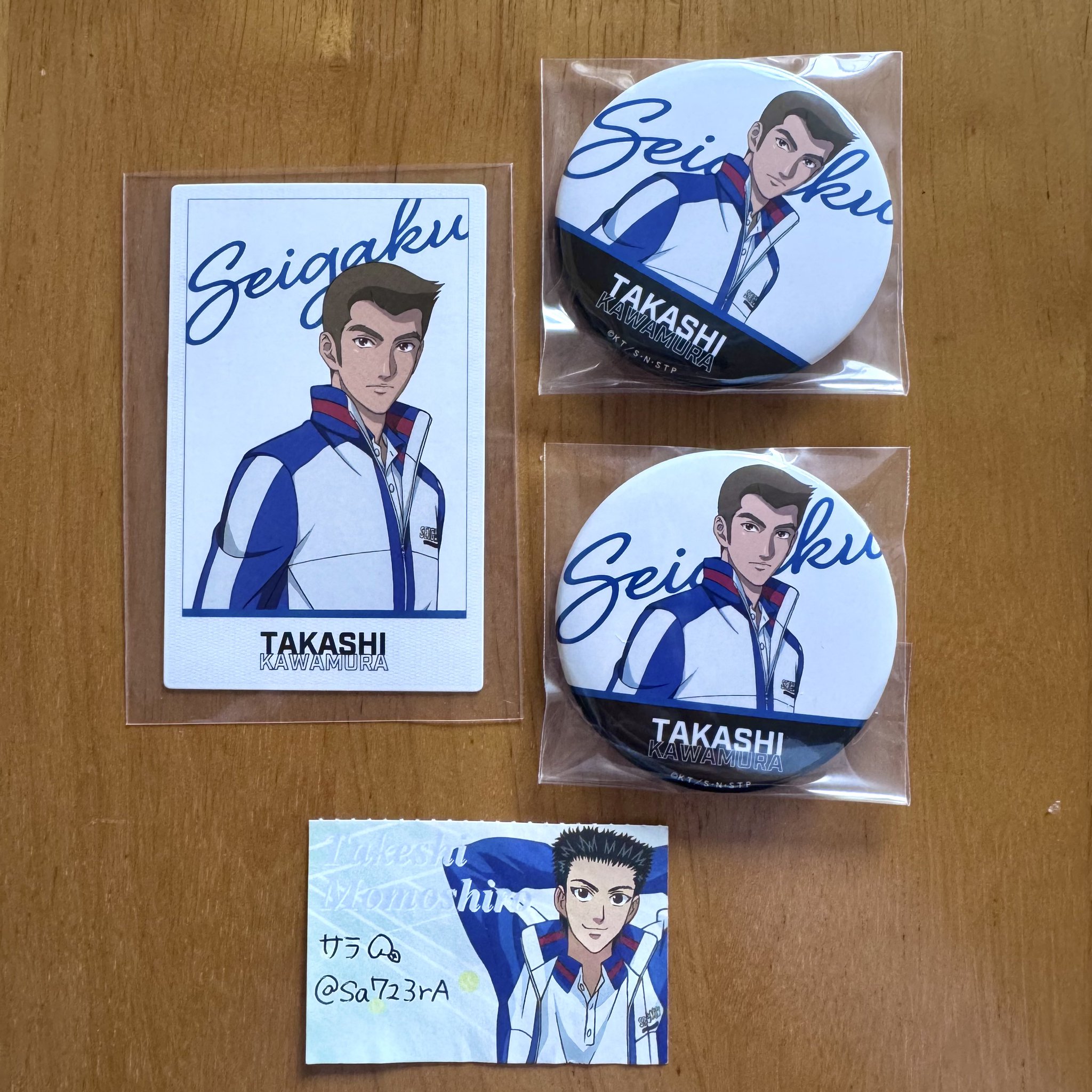 テニプリ 100名限定 プレゼント 青学 缶バッジ テニプリ 100名限定