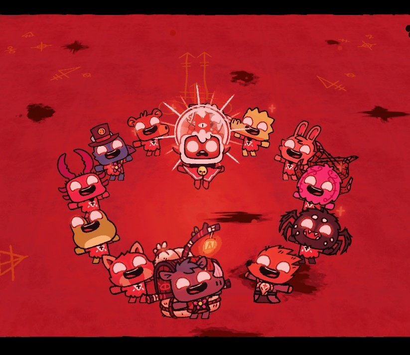 ColorMeRicky's tweet image. Finally beat Cult of the Lamb!!! This game was so good and it&apos;s definitely one of the reasons why I&apos;ve been sleeping late all week. Definitely worth it though!