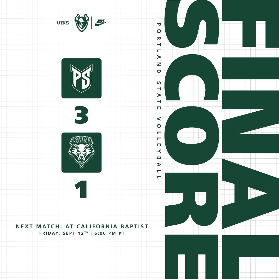 VIKINGS WIN!!!

The Vikings hand New Mexico its first loss of the season with a come-from-behind, 3-1 win over the Lobos. It's the Vikings' first win over the Lobos since 1983.

#GoViks | #DefendTheShip